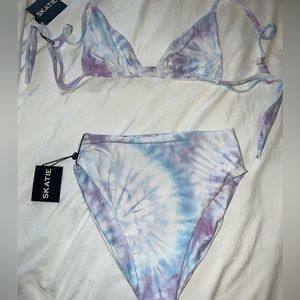 Skatie Tie Dye Bathing Suit